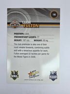 NRL 2009 Champions Base Card #186 Liam Fulton Wests Tigers