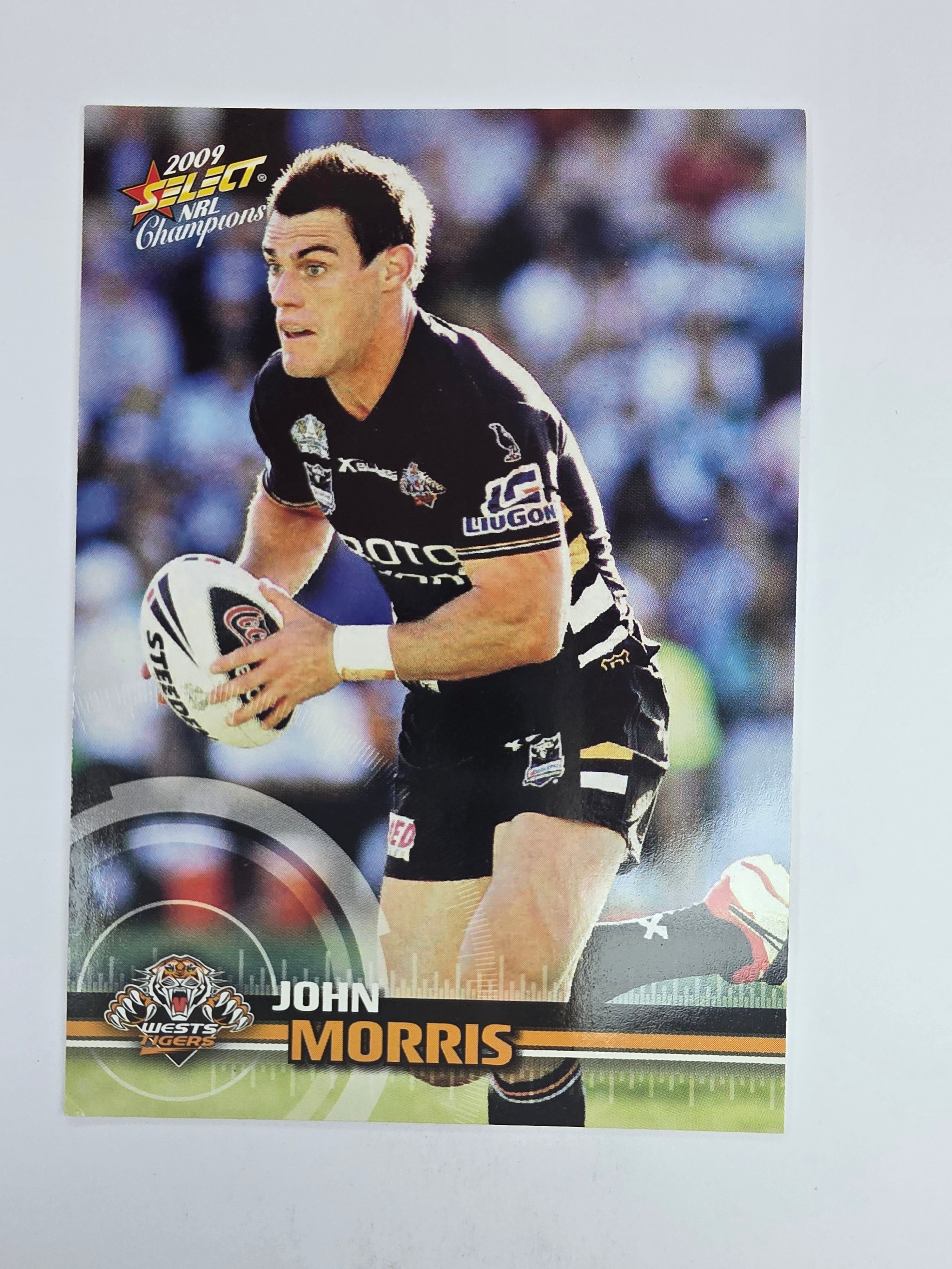 NRL 2009 Champions Base Card #193 John Morris Wests Tigers