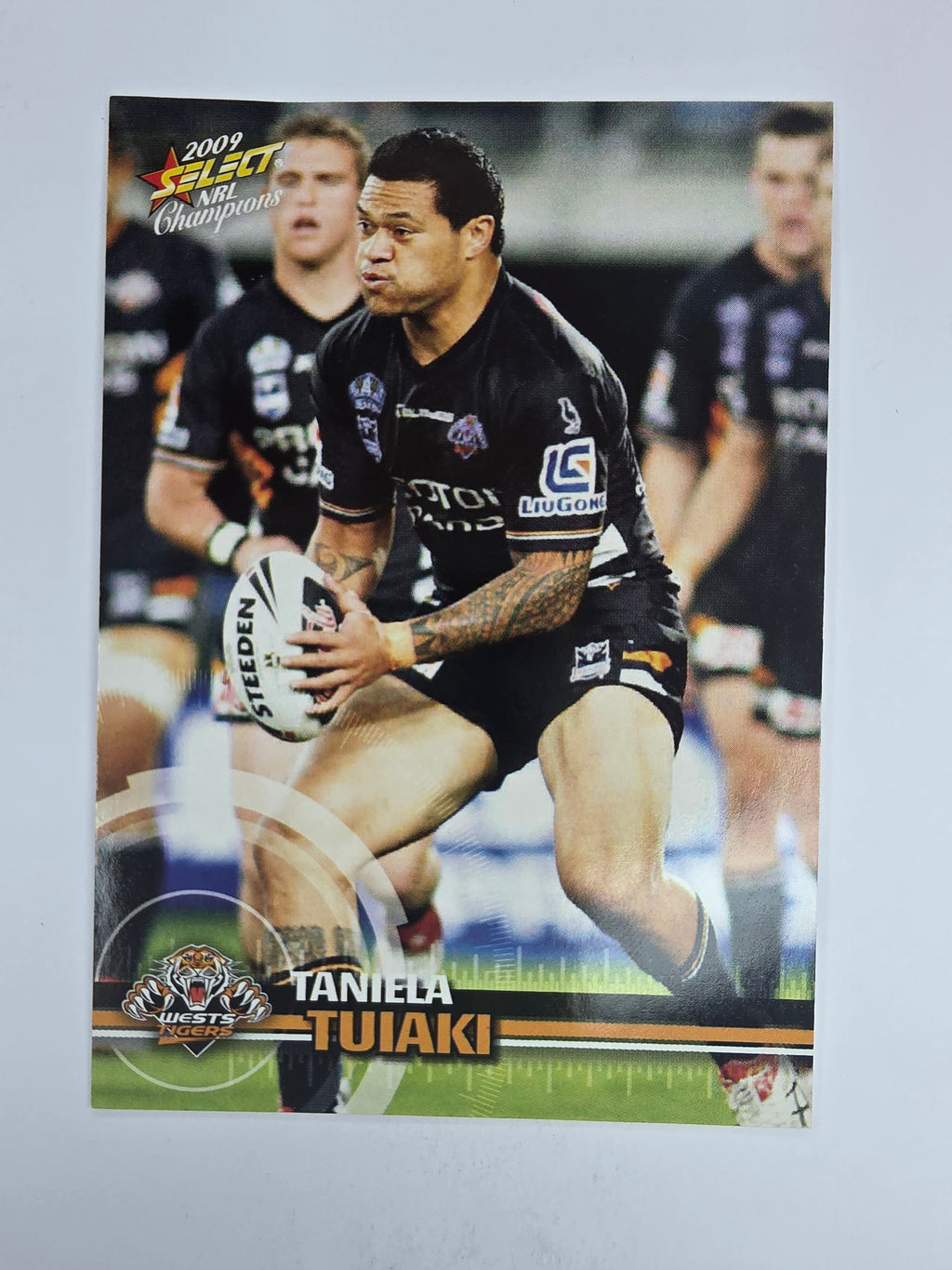 NRL 2009 Champions Base Card #195 Taniela Tuiaki Wests Tigers