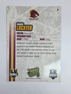 NRL 2010 Champions Base Card #4 Darren Lockyer Brisbane Broncos