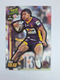 NRL 2010 Champions Base Card #6 Israel Folau Brisbane Broncos