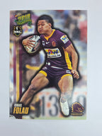 NRL 2010 Champions Base Card #6 Israel Folau Brisbane Broncos