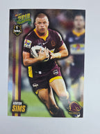 NRL 2010 Champions Base Card #12 Ashton Sims Brisbane Broncos