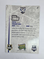 NRL 2010 Champions Base Card #17 Michael Ennis Canterbury Bankstown Bulldogs