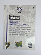 NRL 2010 Champions Base Card #18 Bryson Goodwin Canterbury Bankstown Bulldogs