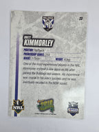 NRL 2010 Champions Base Card #23 Brett Kimmorley Canterbury Bankstown Bulldogs
