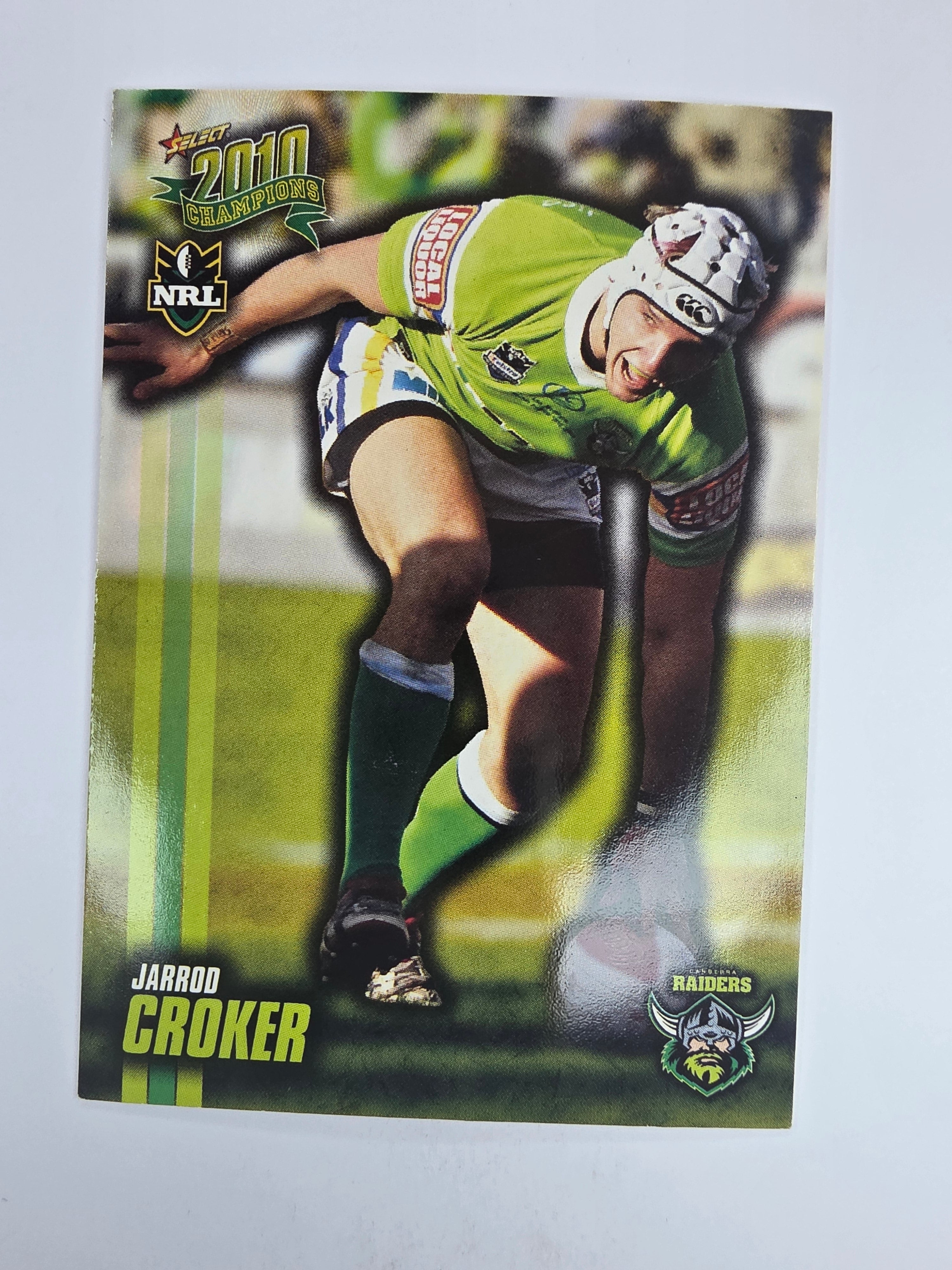 NRL 2010 Champions Base Card #37 Jarrod Croker Canberra Raiders
