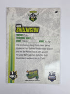 NRL 2010 Champions Base Card #38 David Shillington Canberra Raiders