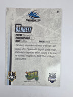 NRL 2010 Champions Base Card #41 Trent Barrett Cronulla Sutherland Sharks