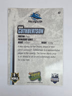 NRL 2010 Champions Base Card #42 Adam Cuthbertson Cronulla Sutherland Sharks