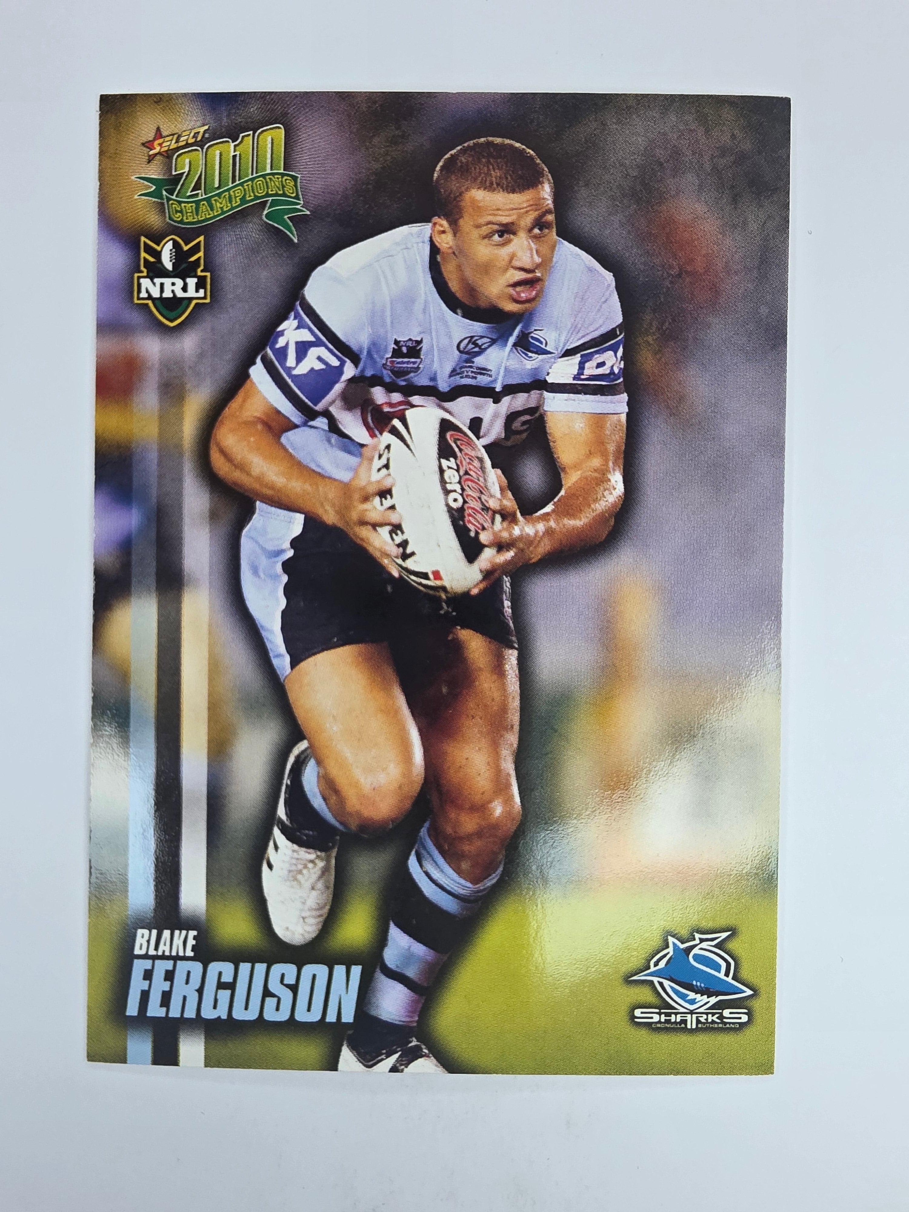 NRL 2010 Champions Base Card #45 Blake Ferguson Cronulla Sutherland Sharks