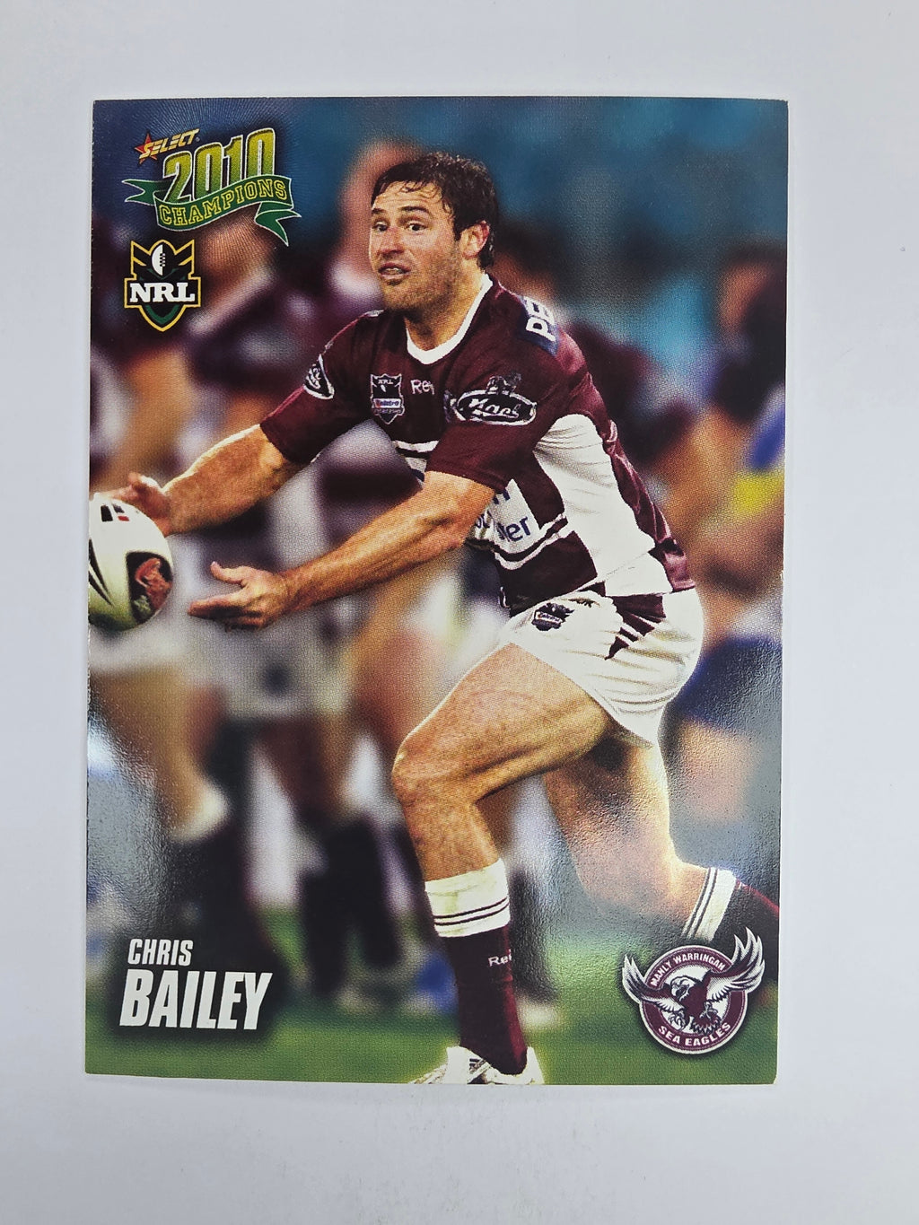 NRL 2010 Champions Base Card #65 Chris Bailey Manly Warringah Sea Eagles