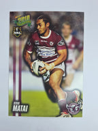 NRL 2010 Champions Base Card #70 Steve Matai Manly Warringah Sea Eagles