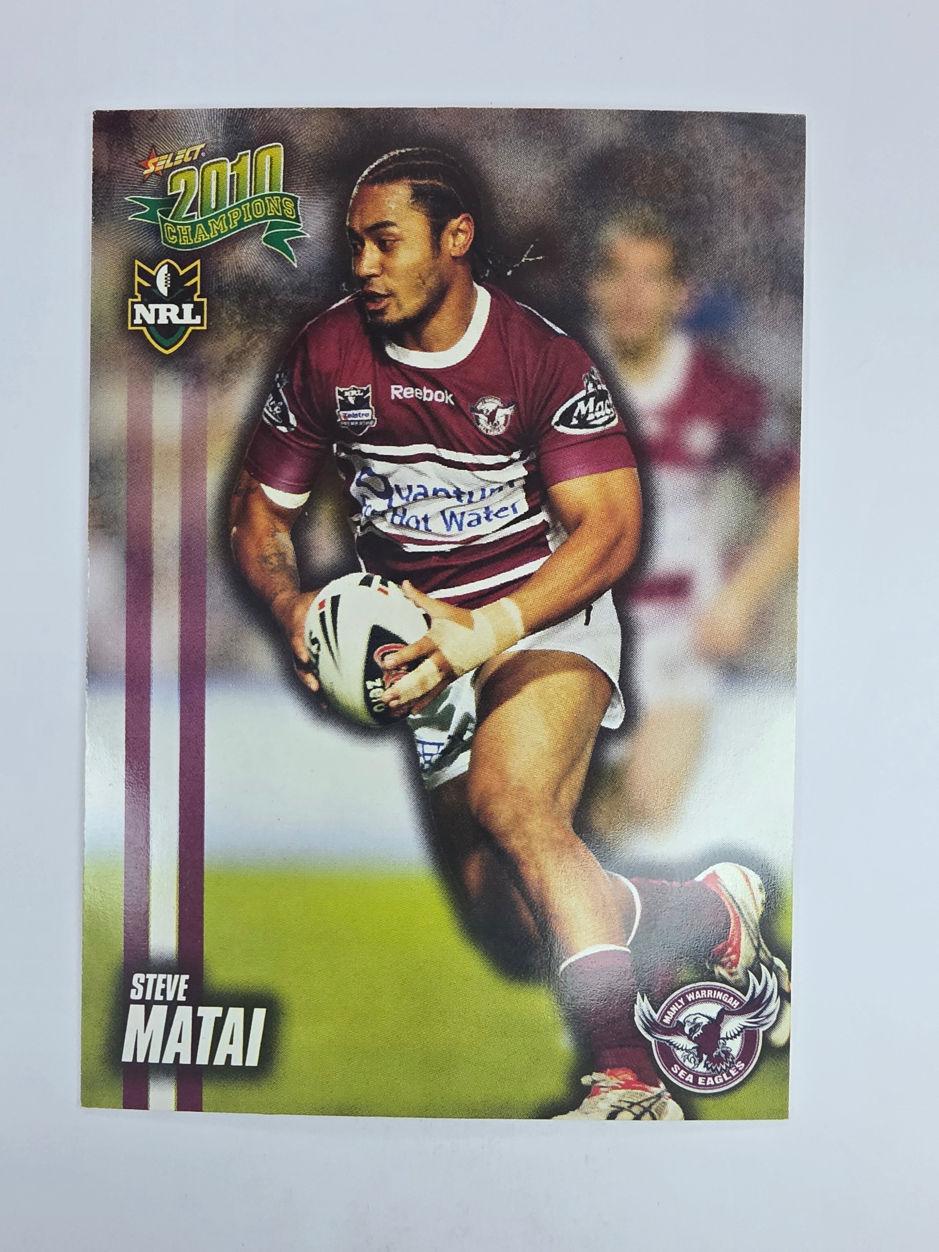 NRL 2010 Champions Base Card #70 Steve Matai Manly Warringah Sea Eagles