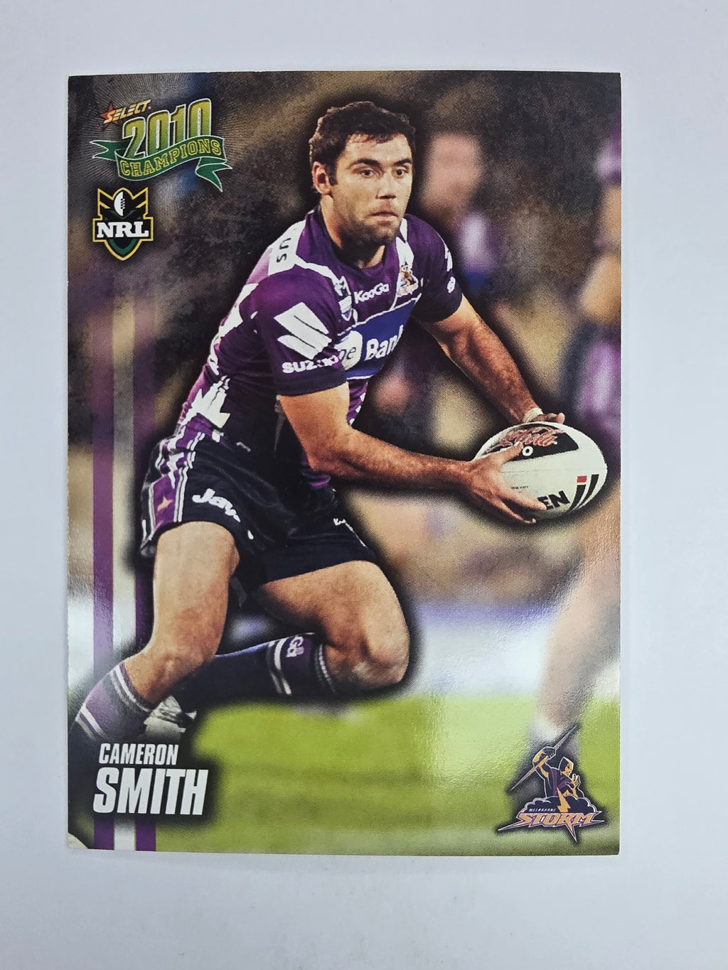 NRL 2010 Champions Base Card #76 Cameron Smith Melbourne Storm