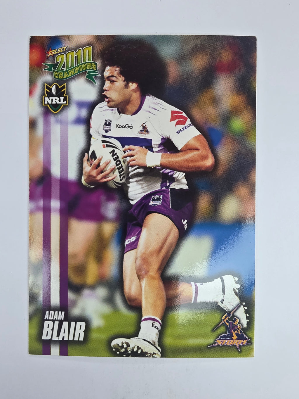 NRL 2010 Champions Base Card #77 Adam Blair Melbourne Storm