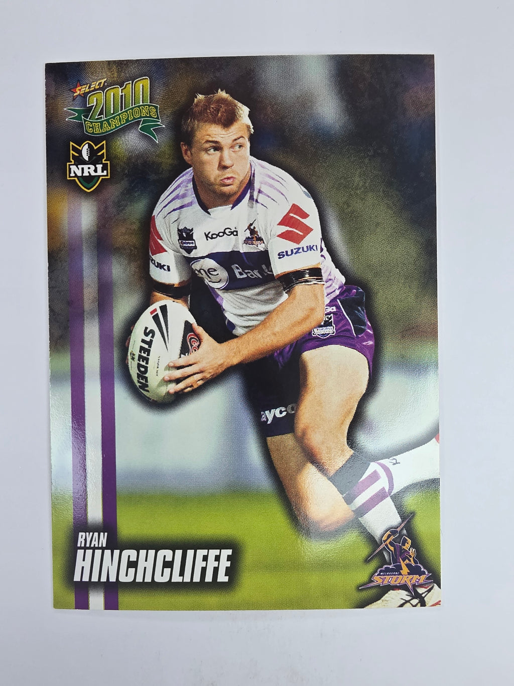 NRL 2010 Champions Base Card #79 Ryan Hinchcliffe Melbourne Storm