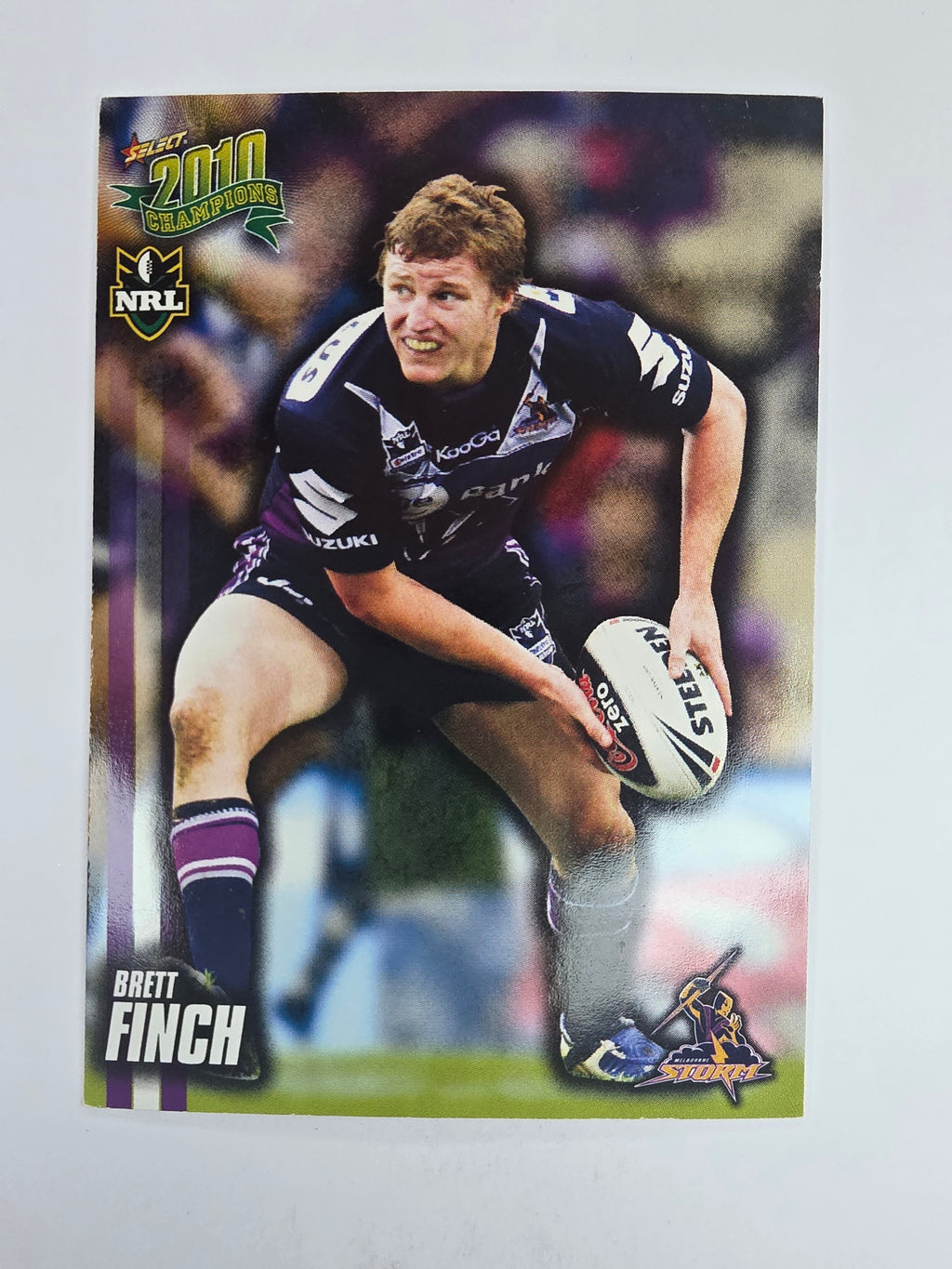 NRL 2010 Champions Base Card #82 Brett Finch Melbourne Storm