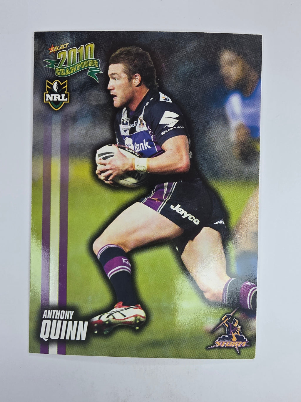 NRL 2010 Champions Base Card #85 Anthony Quinn Melbourne Storm