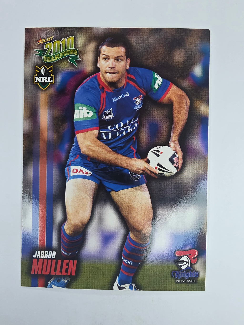 NRL 2010 Champions Base Card #93 Jarrod Mullen Newcastle Knights