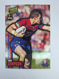 NRL 2010 Champions Base Card #97 Steve Simpson Newcastle Knights