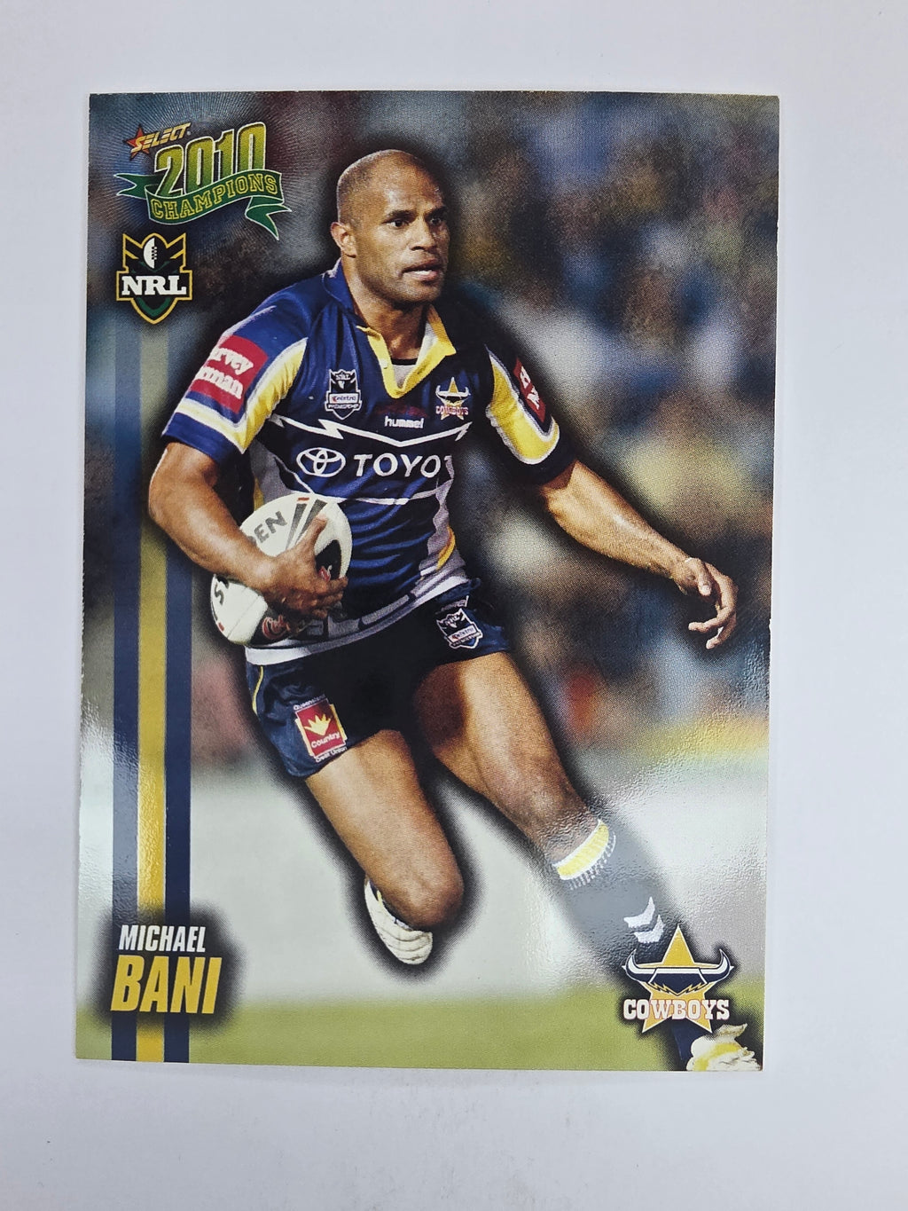 NRL 2010 Champions Base Card #101 Michael Bani North Queensland Cowboys