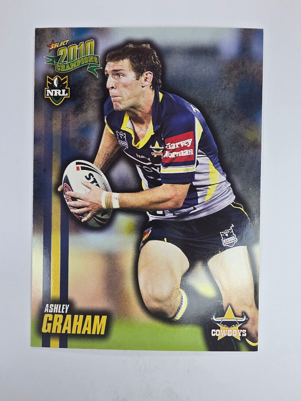 NRL 2010 Champions Base Card #104 Ashley Graham North Queensland Cowboys