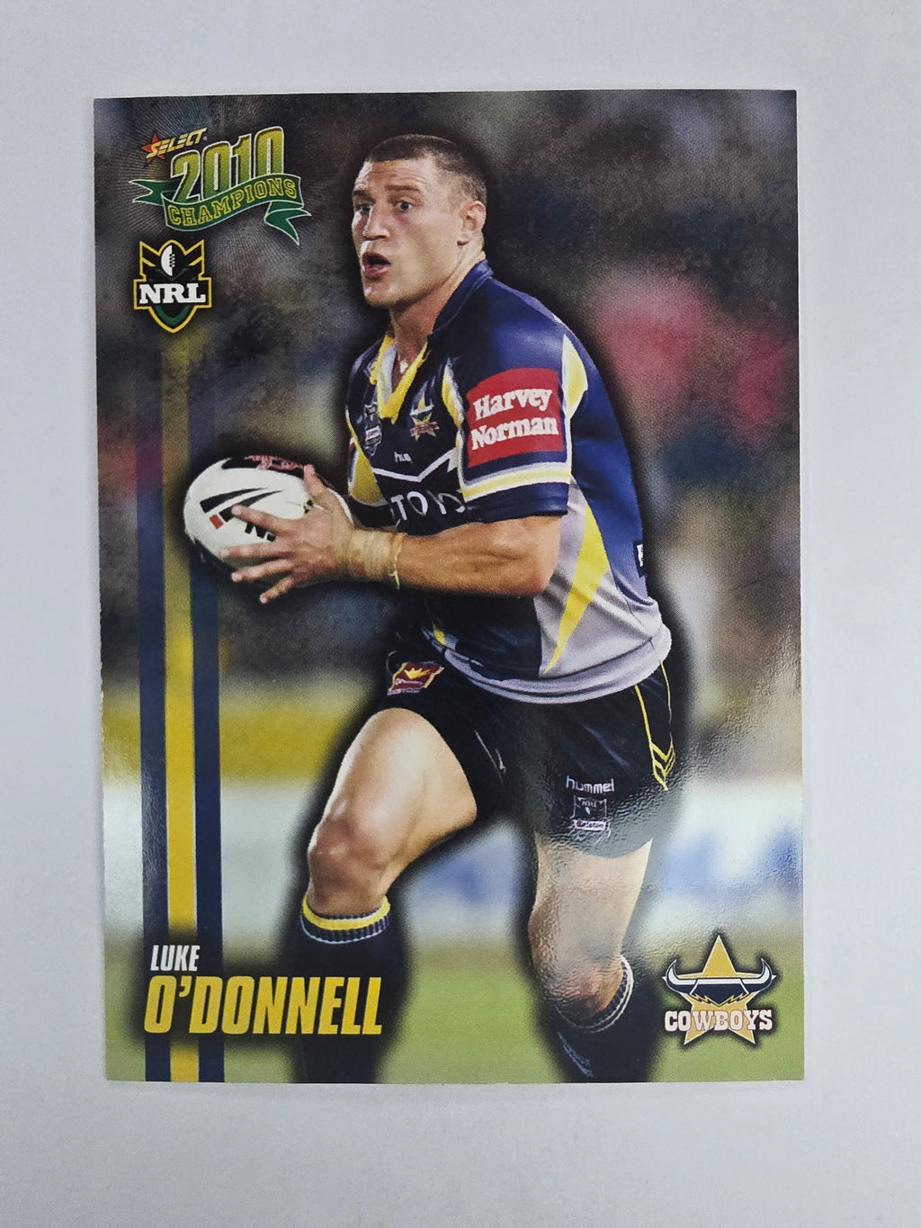 NRL 2010 Champions Base Card #107 Luke O’Donnell North Queensland Cowboys