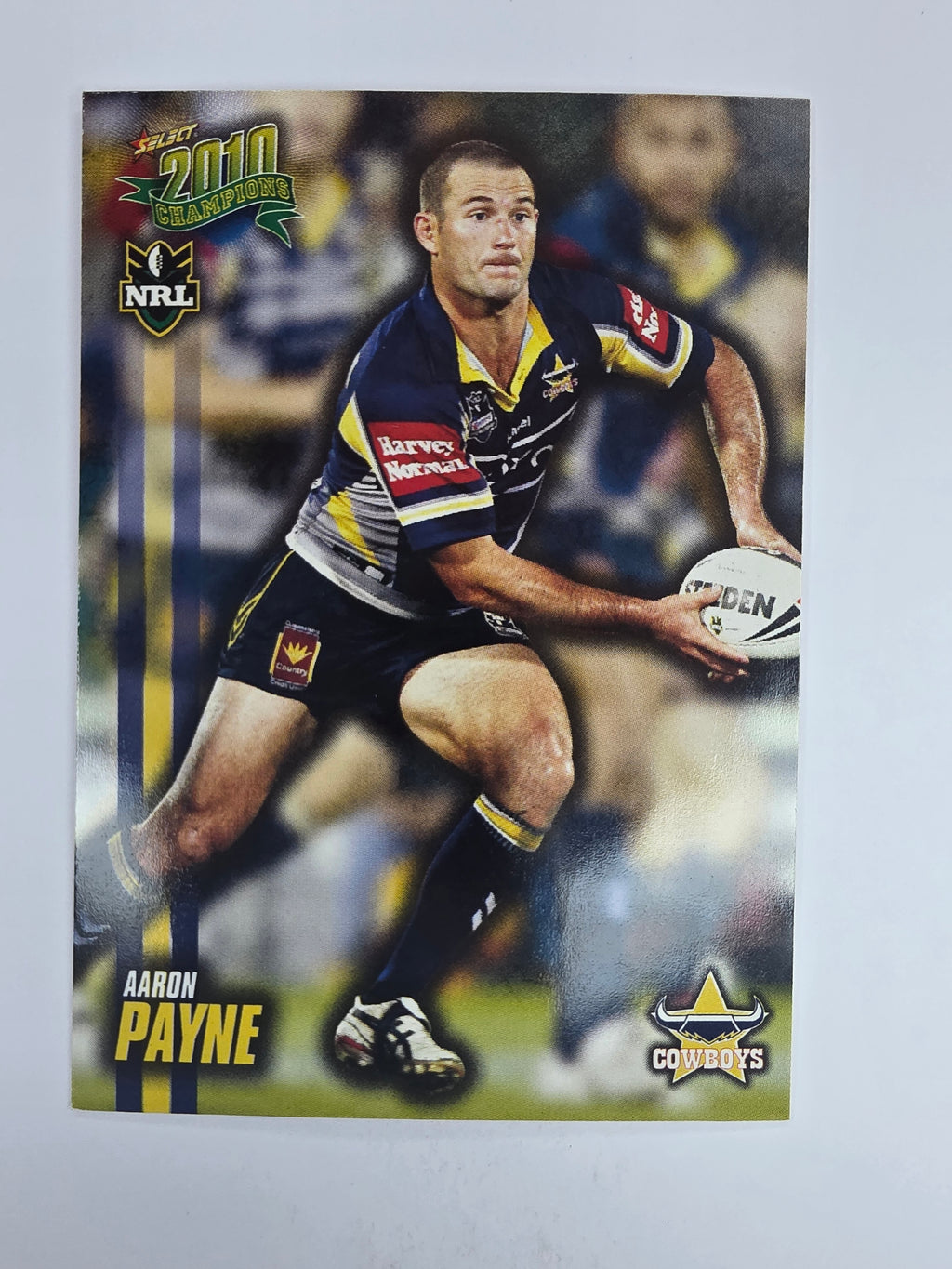NRL 2010 Champions Base Card #108 Aaron Payne North Queensland Cowboys