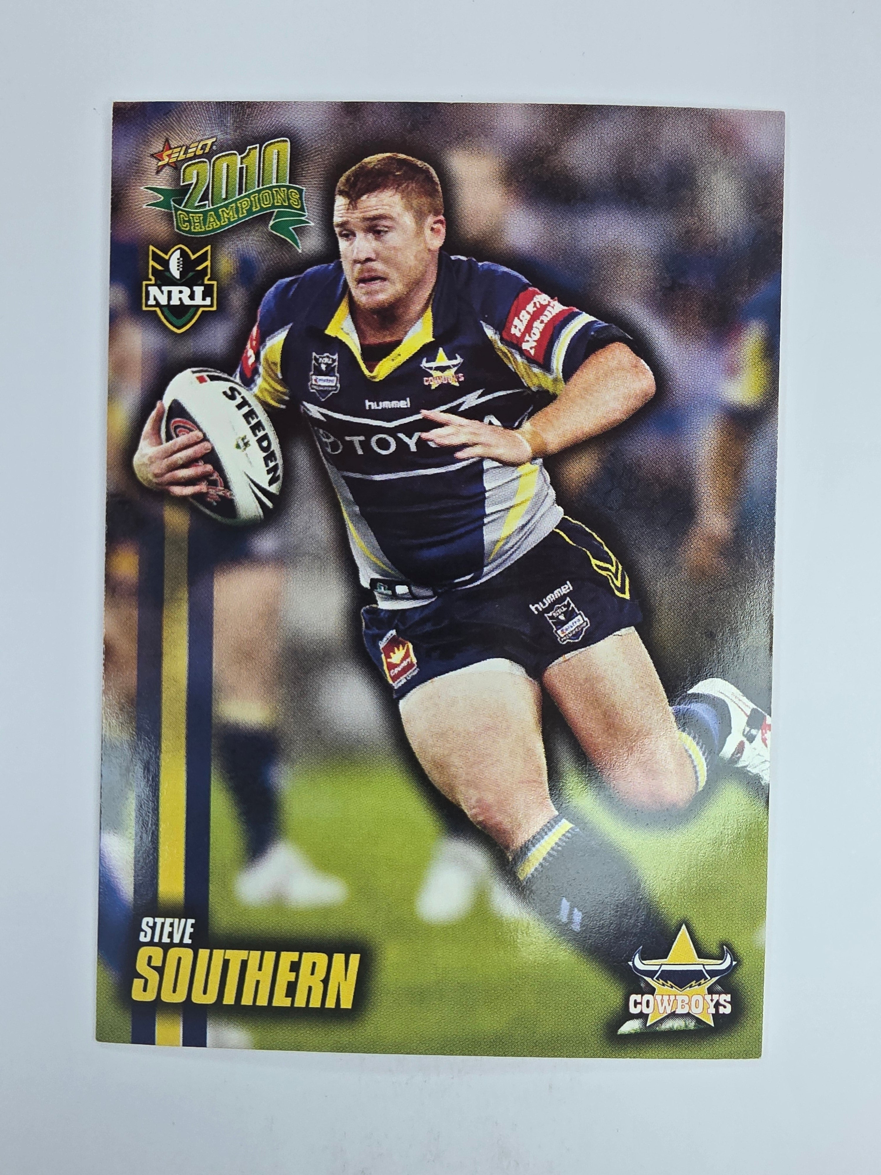 NRL 2010 Champions Base Card #109 Steve Southern North Queensland Cowboys