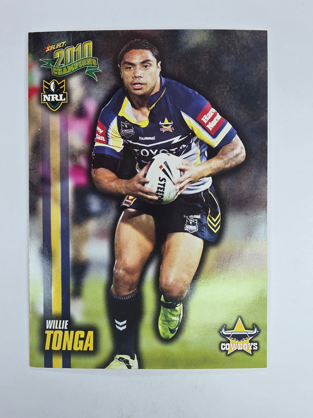 NRL 2010 Champions Base Card #110 Willie Tonga North Queensland Cowboys