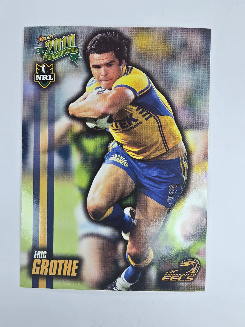 NRL 2010 Champions Base Card #114 Eric Grothe Parramatta Eels