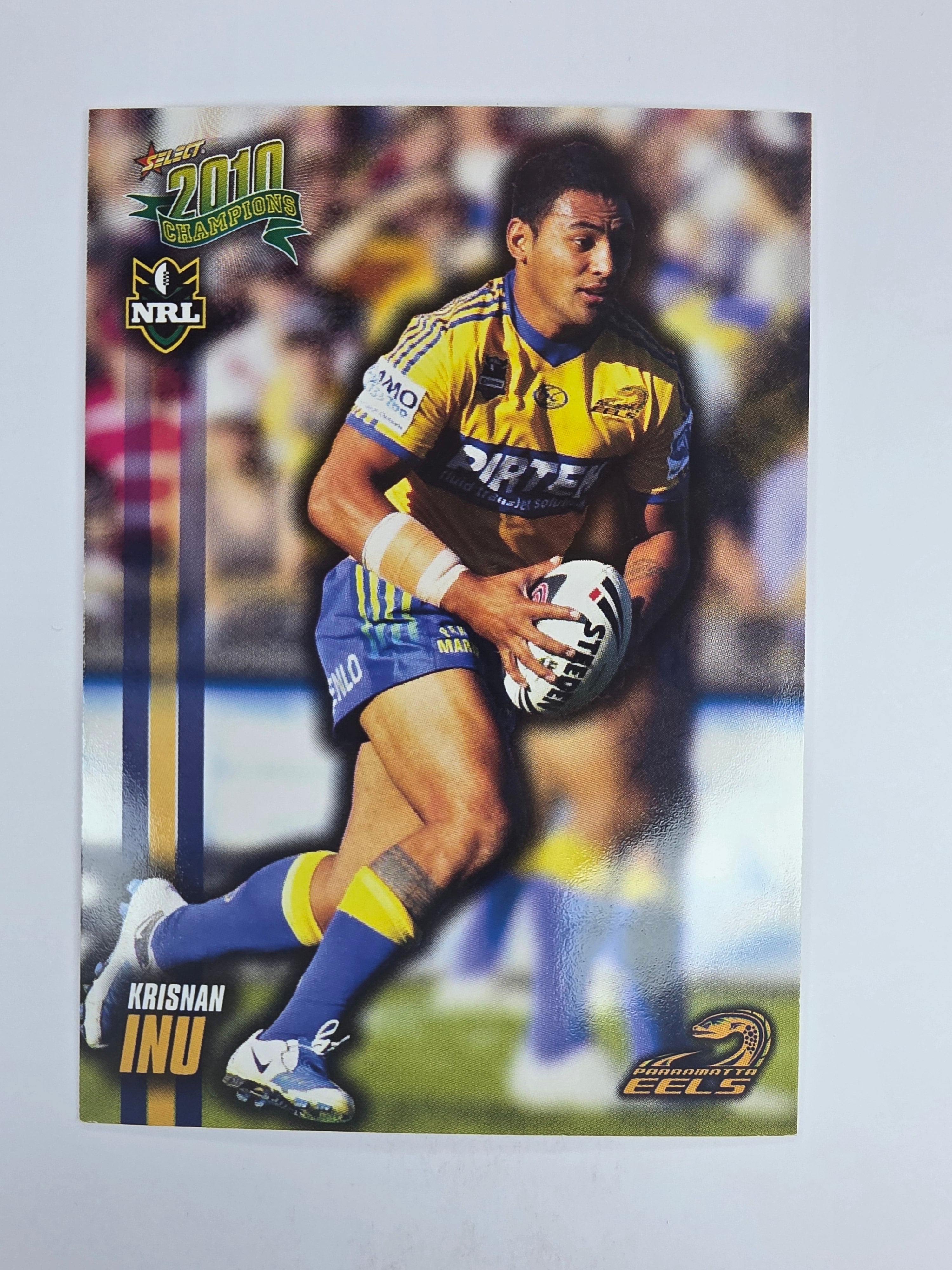 NRL 2010 Champions Base Card #117 Krisnan Inu Parramatta Eels