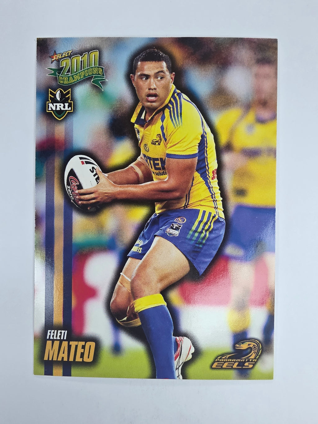 NRL 2010 Champions Base Card #119 Feleti Mateo Parramatta Eels