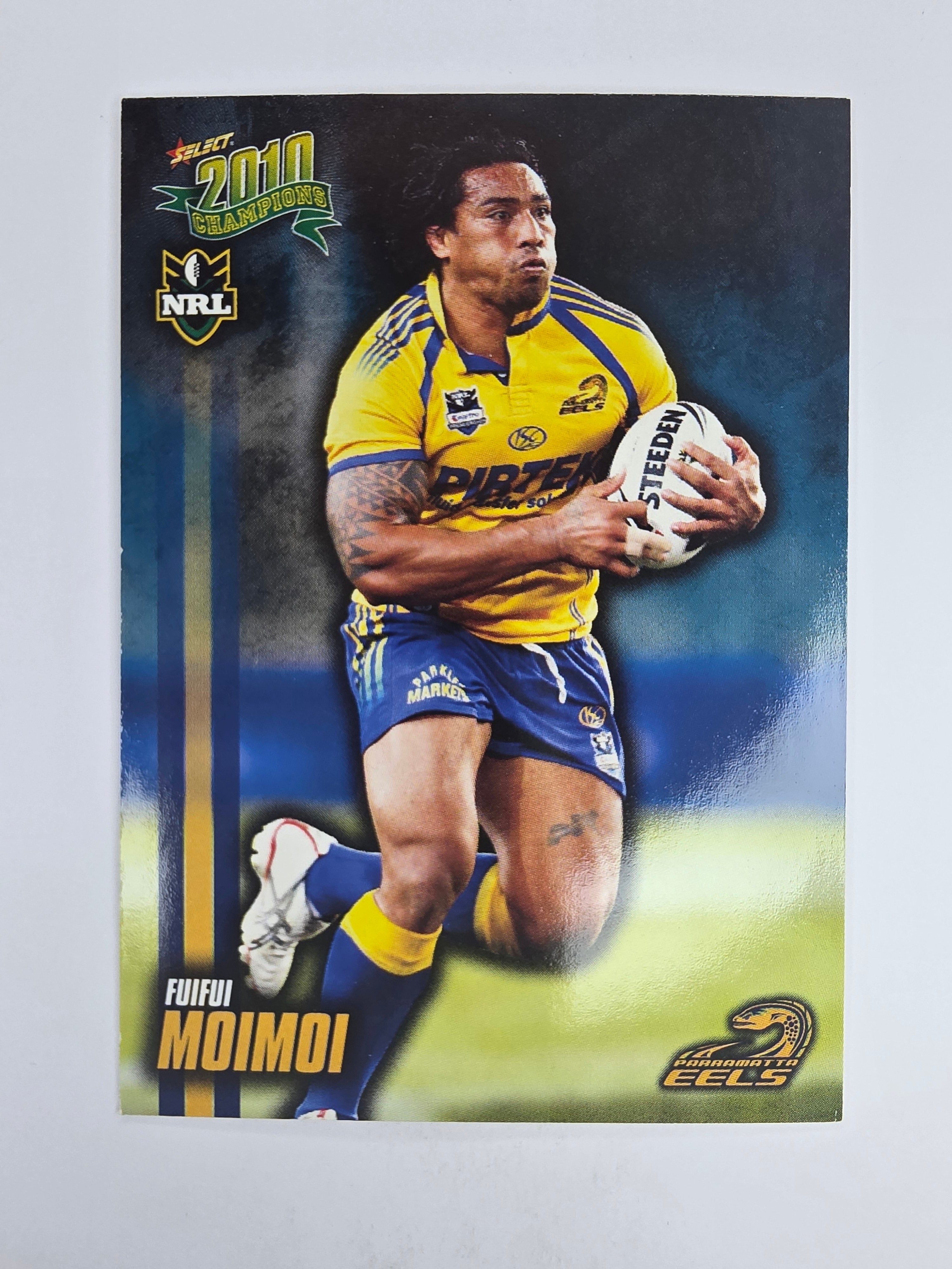 NRL 2010 Champions Base Card #120 Fuifui Moimoi Parramatta Eels