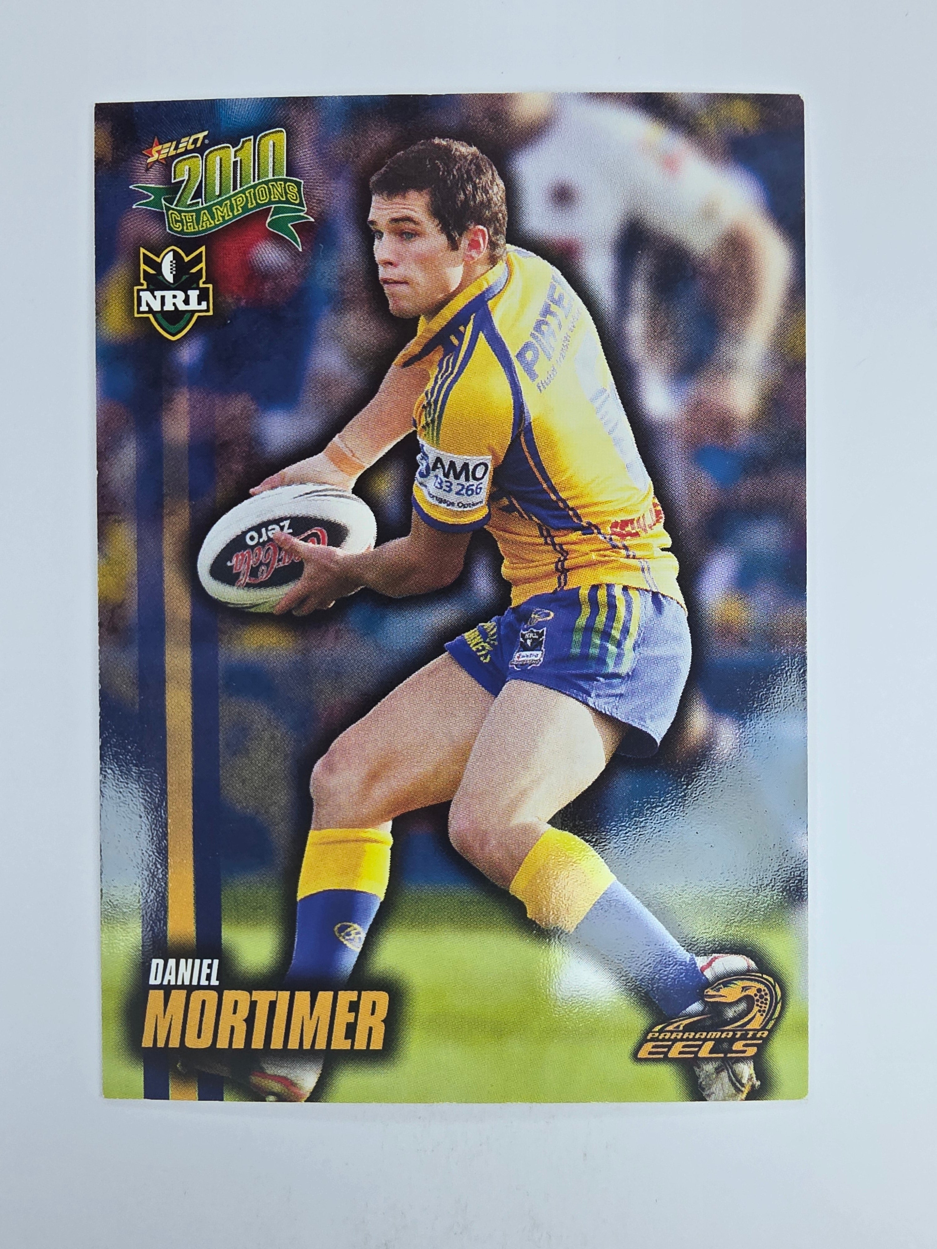 NRL 2010 Champions Base Card #121 Daniel Mortimer Parramatta Eels