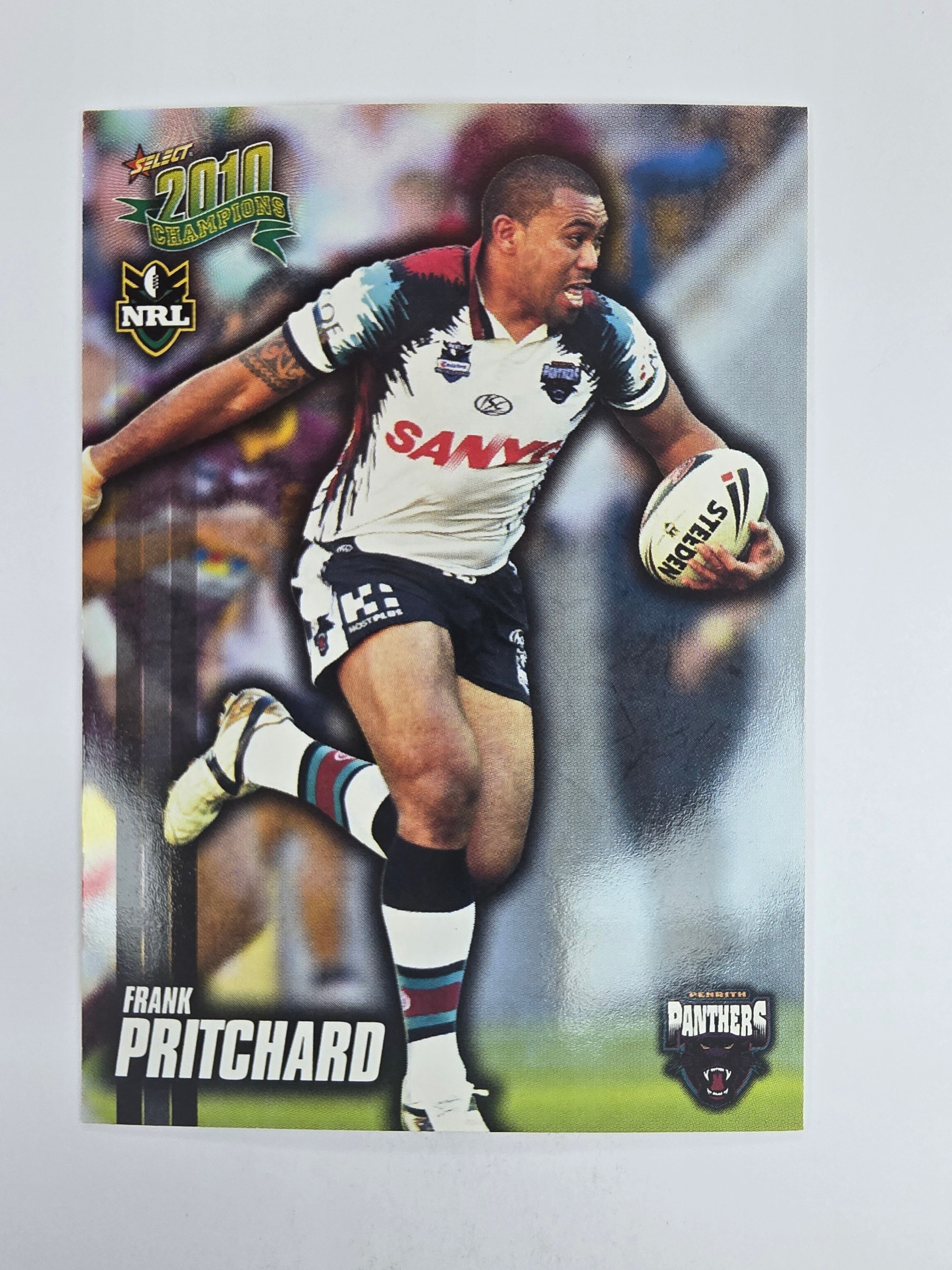 NRL 2010 Champions Base Card #133 Frank Pritchard Penrith Panthers