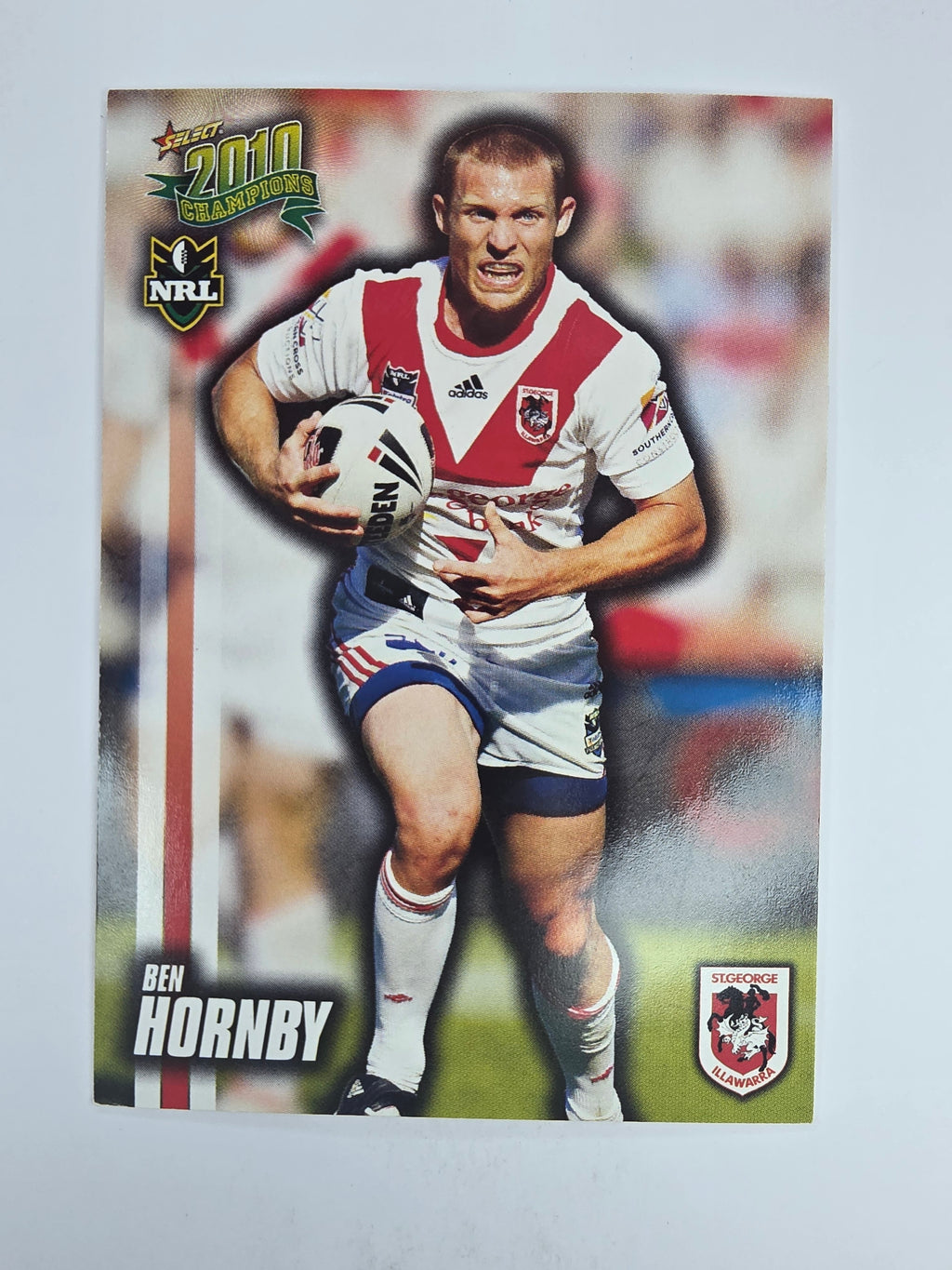 NRL 2010 Champions Base Card #136 Ben Hornby St George Illawarra Dragons