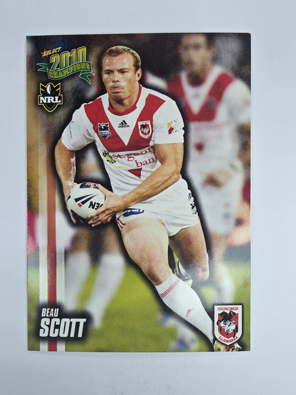 NRL 2010 Champions Base Card #142 Beau Scott St George Illawarra Dragons
