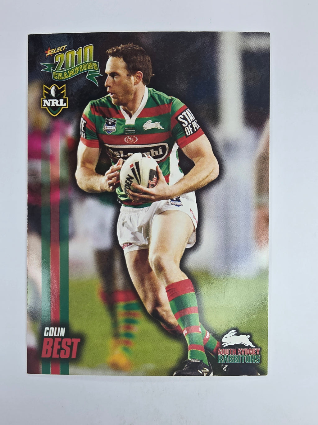 NRL 2010 Champions Base Card #149 Colin Best South Sydney Rabbitohs