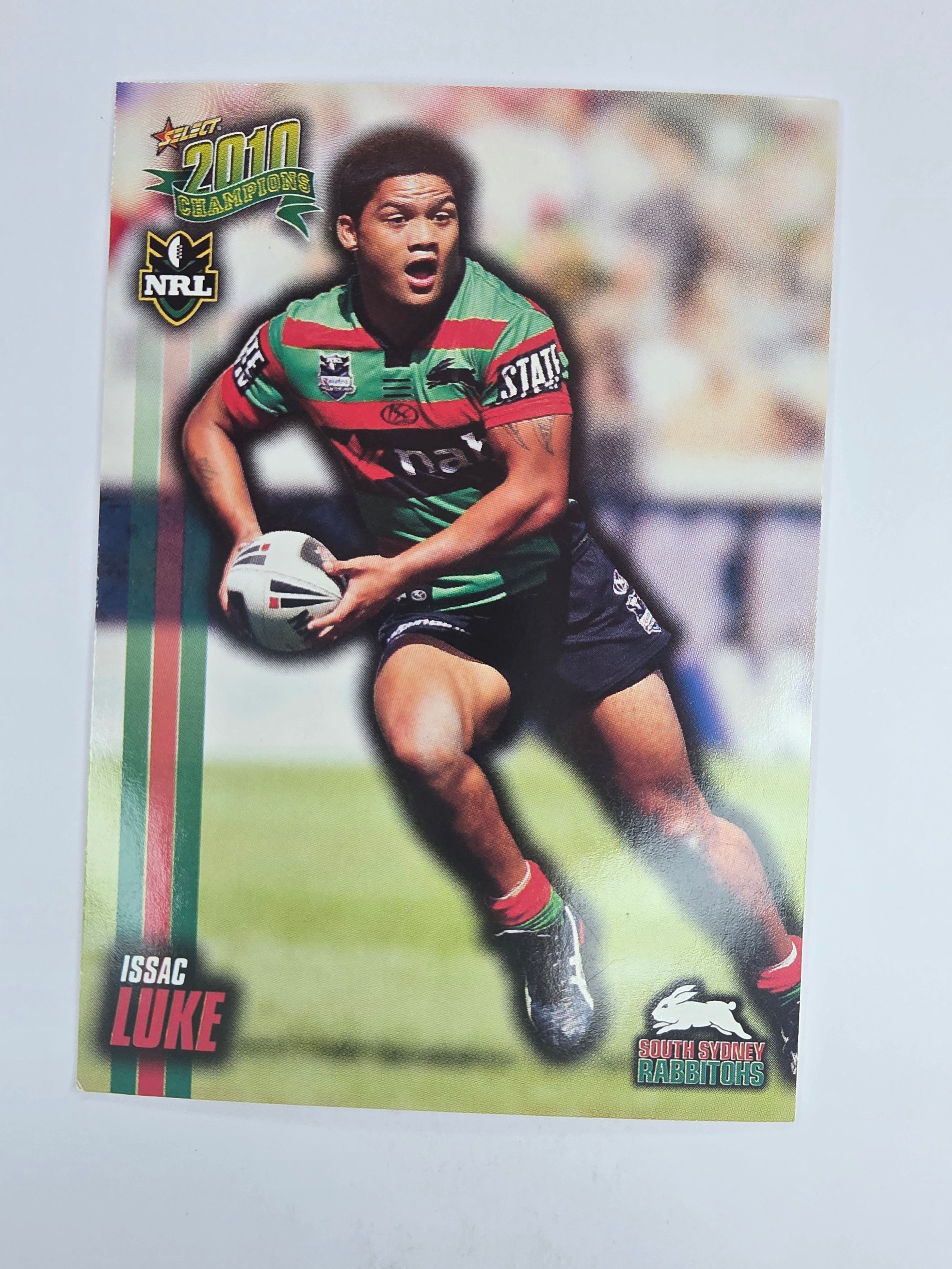 NRL 2010 Champions Base Card #152 Issac Luke South Sydney Rabbitohs