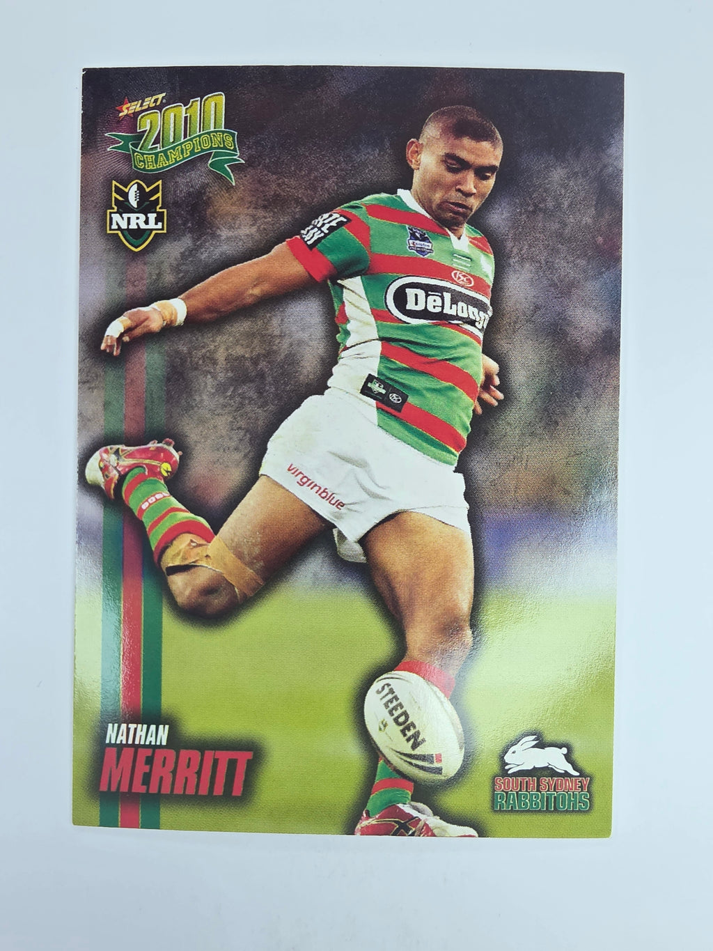 NRL 2010 Champions Base Card #153 Nathan Merritt South Sydney Rabbitohs