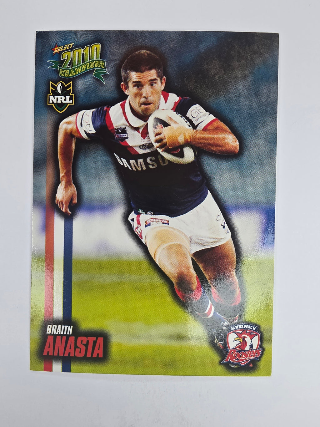NRL 2010 Champions Base Card #160 Braith Anasta Sydney Roosters
