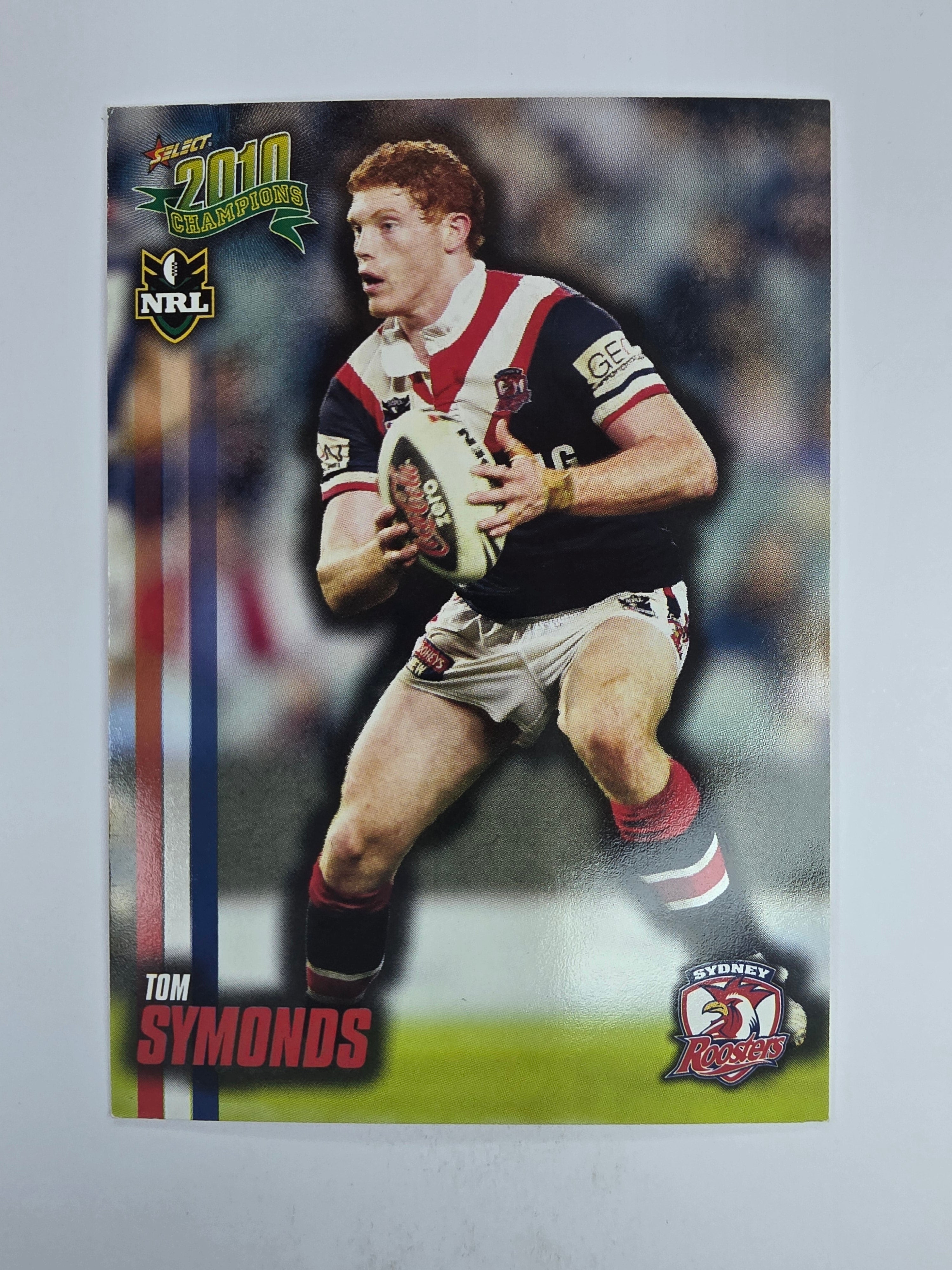 NRL 2010 Champions Base Card #162 Tom Symonds Sydney Roosters