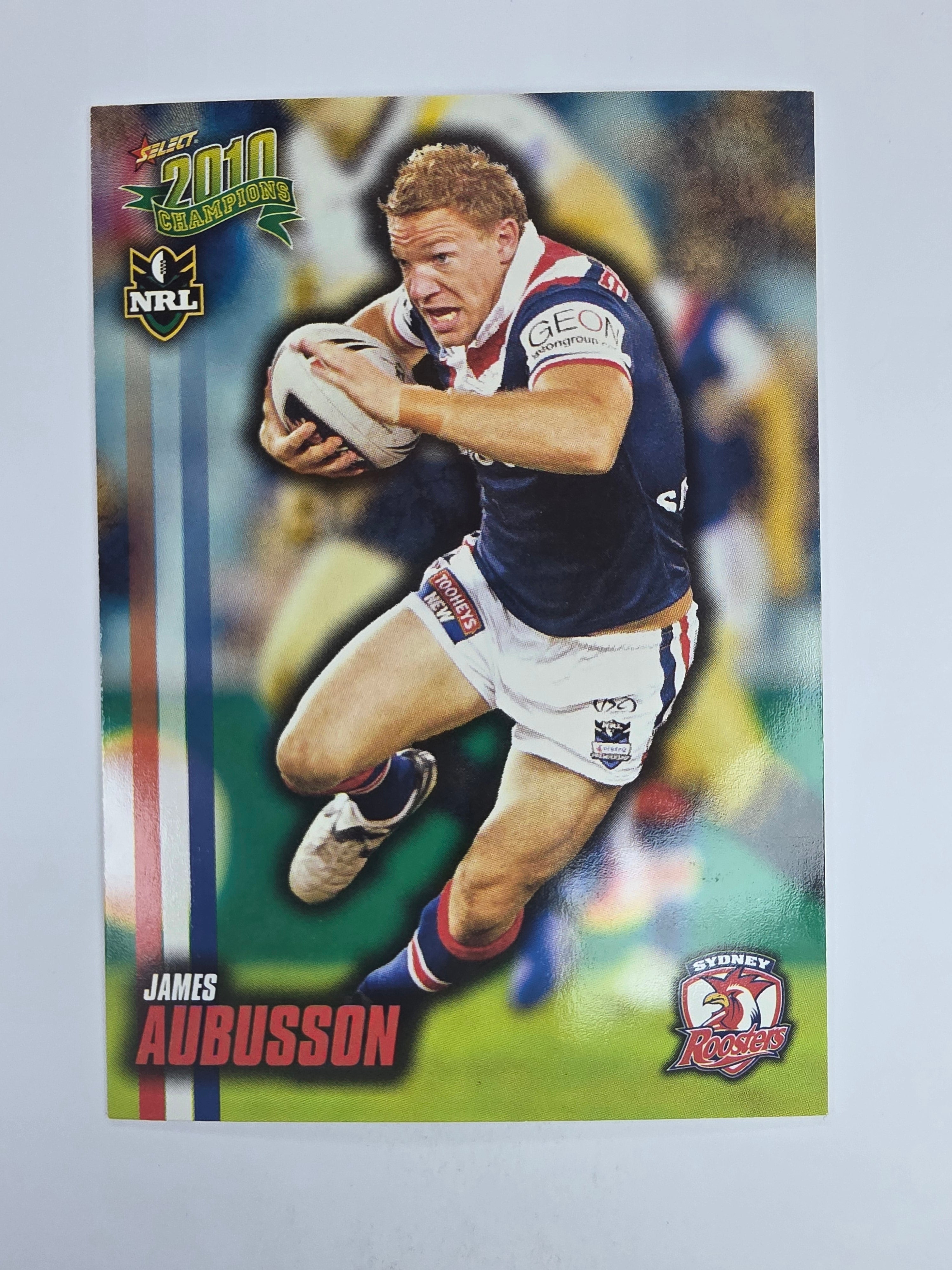 NRL 2010 Champions Base Card #171 James Aubusson Sydney Roosters