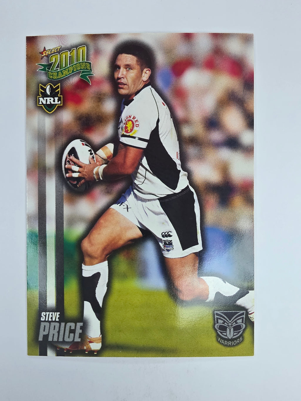 NRL 2010 Champions Base Card #172 Steve Price New Zealand Warriors