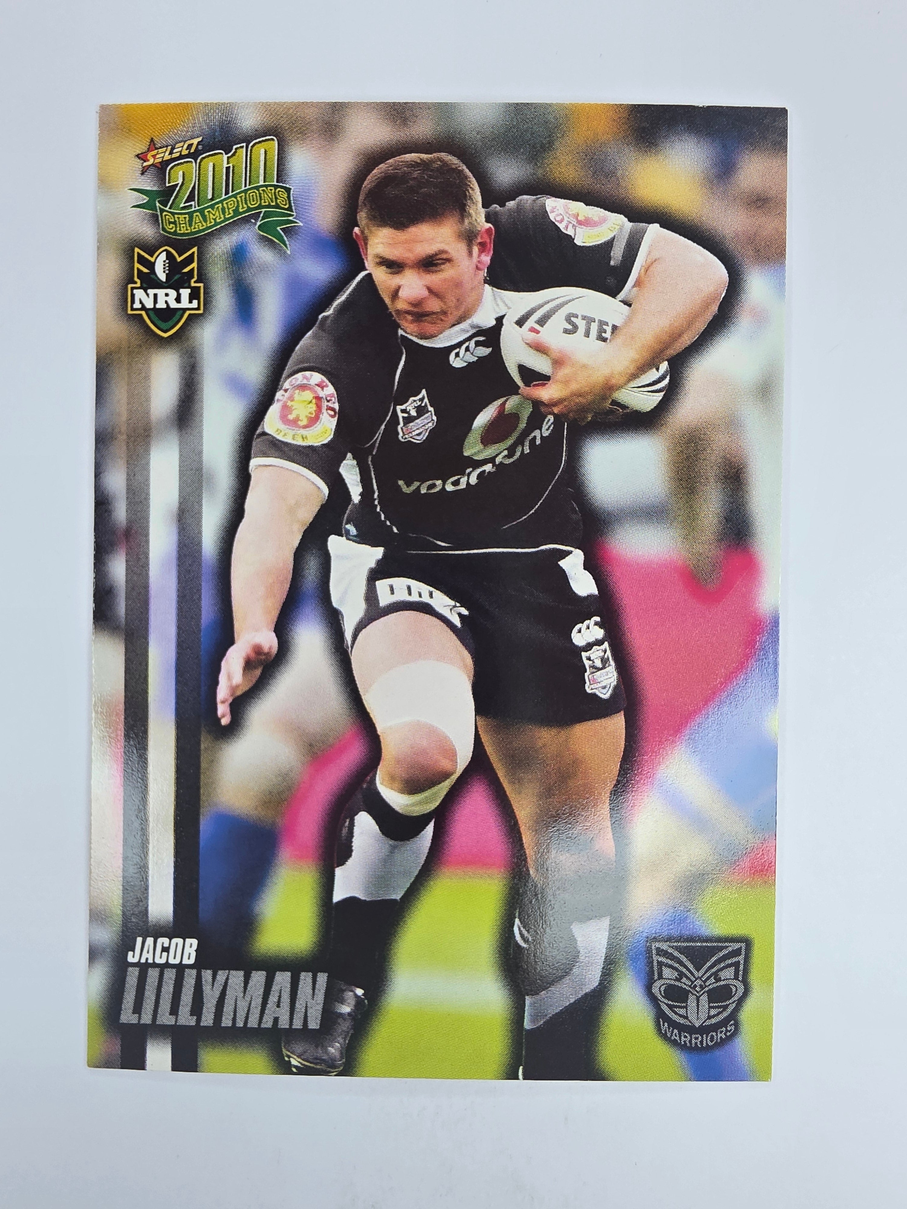 NRL 2010 Champions Base Card #175 Jacob Lillyman New Zealand Warriors