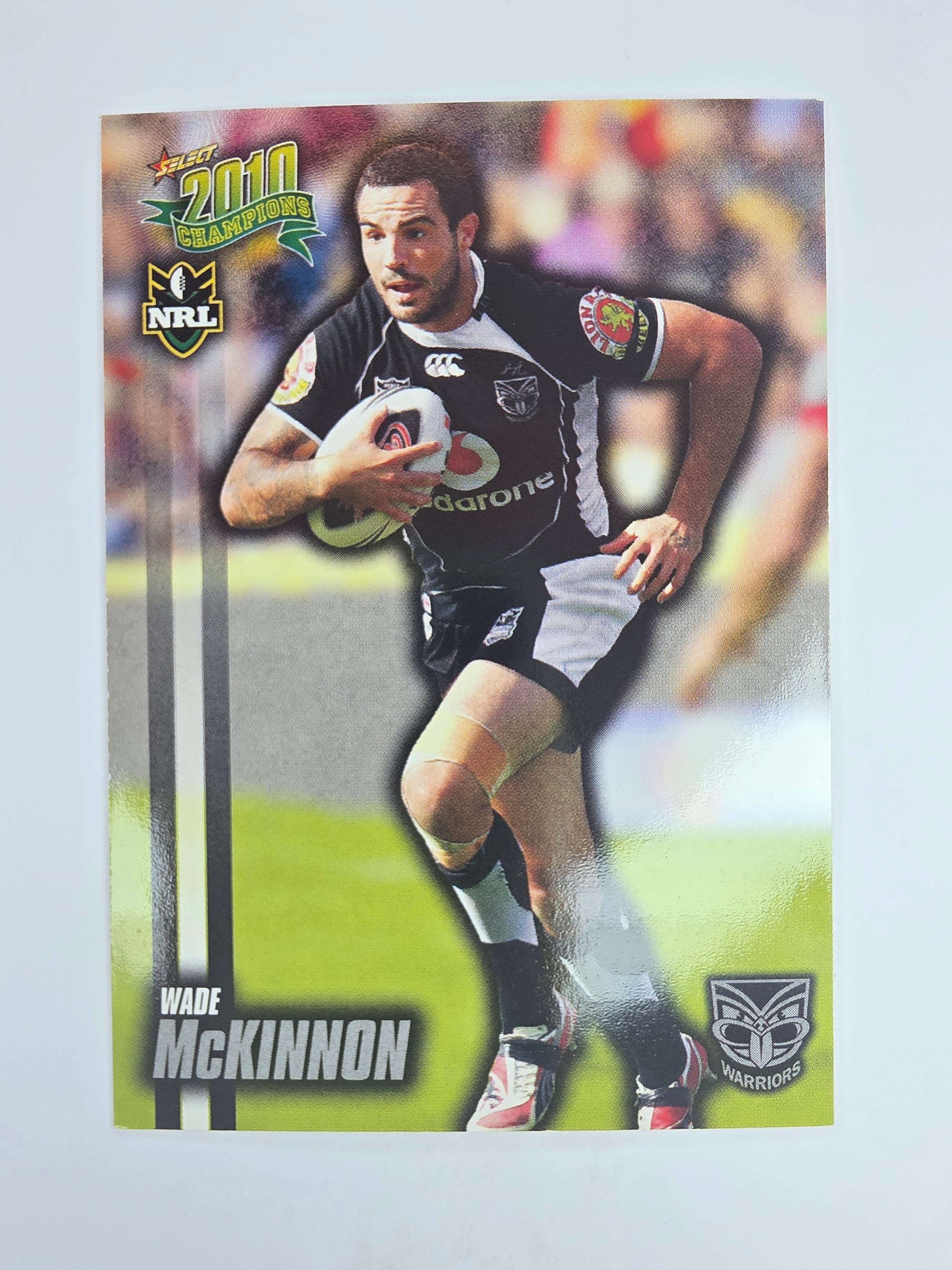 NRL 2010 Champions Base Card #178 Wade McKinnon New Zealand Warriors