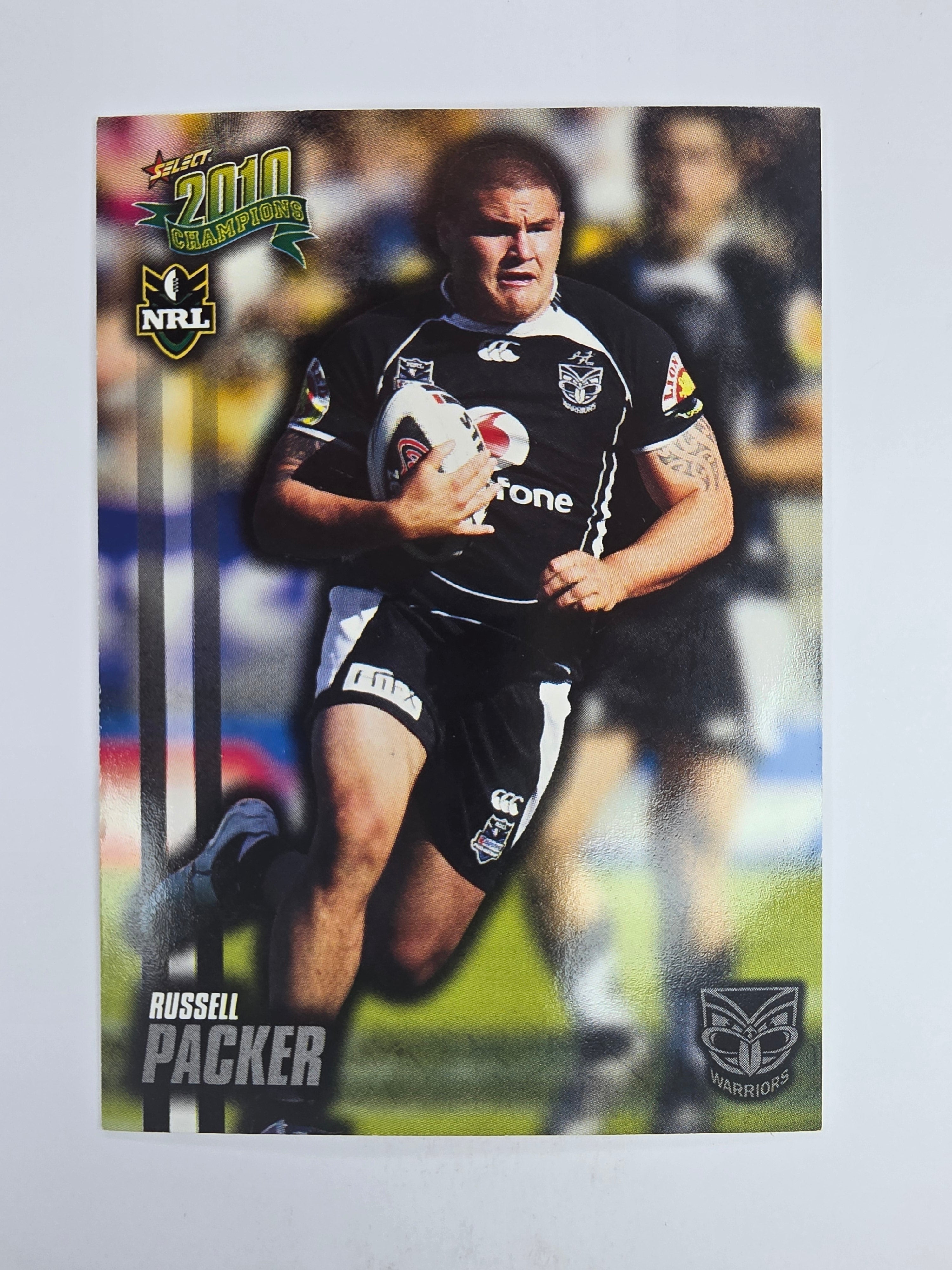NRL 2010 Champions Base Card #179 Russell Packer New Zealand Warriors