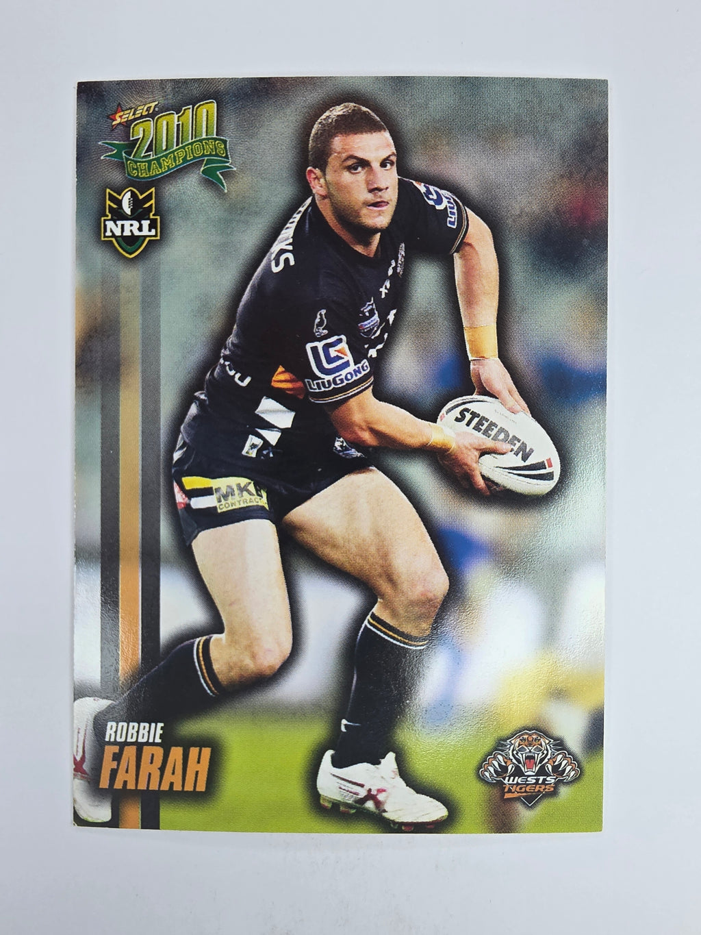 NRL 2010 Champions Base Card #184 Robbie Farah Wests Tigers